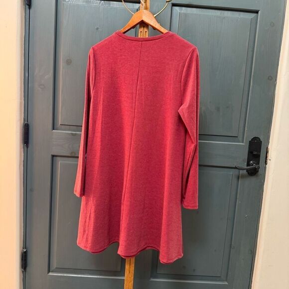NWT Forever 21 red knit dress 0X - Picture 2 of 4
